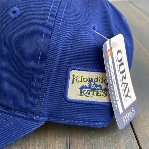 Embroidered Delaware Blue Hens Ouray Brand Cap Hat w/Klondike Kate’s (E8) - Picture 4 of 8